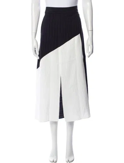 Pre-owned Zero + Maria Cornejo Midi Length Skirt In Black