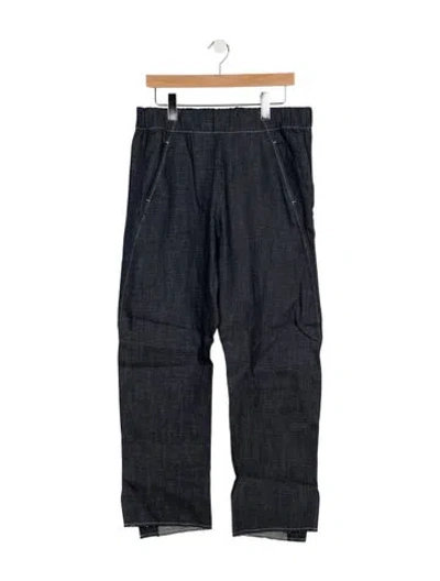 Pre-owned Zero + Maria Cornejo Mid-rise Wide Leg Jeans W/ Tags In Blue