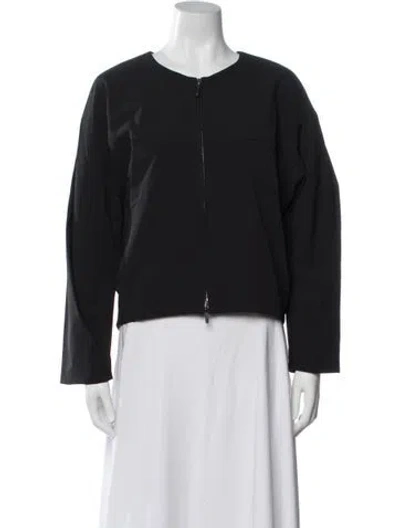 Pre-owned Zero + Maria Cornejo Nylon Jacket In Black