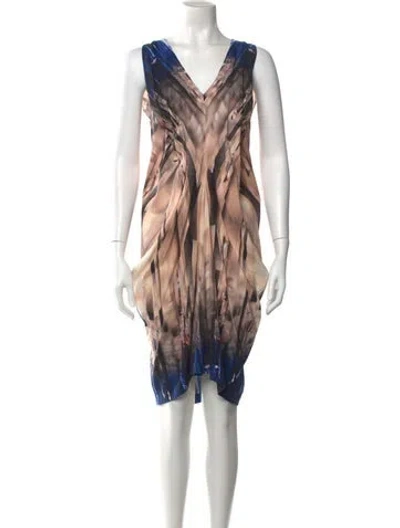 Pre-owned Zero + Maria Cornejo Printed Mini Dress
