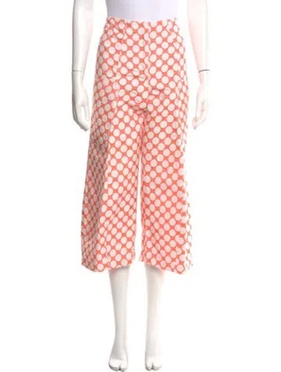 Pre-owned Zero + Maria Cornejo Printed Wide Leg Pants In Multi