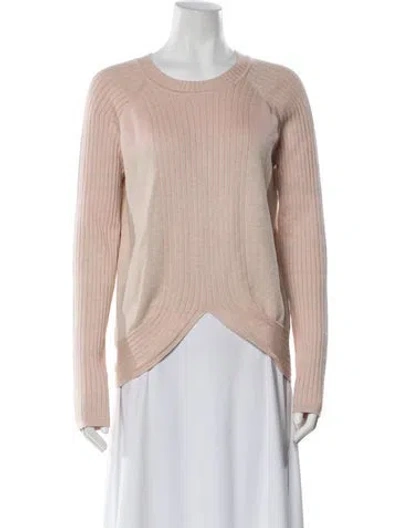 Pre-owned Zero + Maria Cornejo Scoop Neck Sweater In Pink