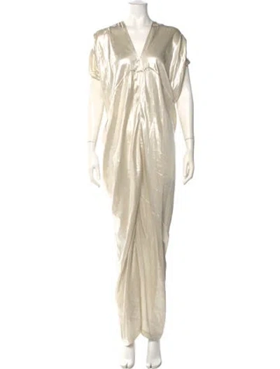 Pre-owned Zero + Maria Cornejo Silk Long Dress