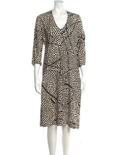 Pre-owned Zero + Maria Cornejo Silk Midi Length Dress