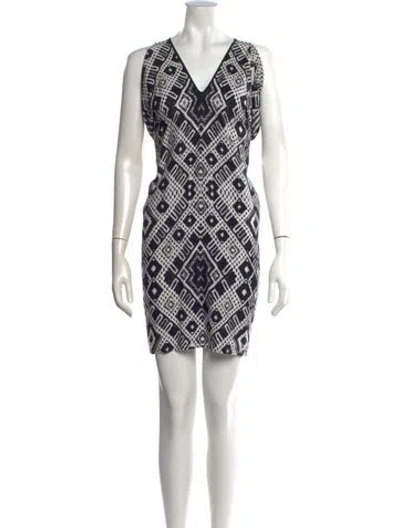 Pre-owned Zero + Maria Cornejo Silk Mini Dress W/ Tags In Multi