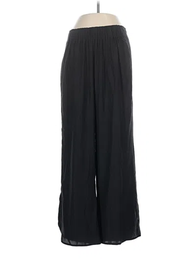 Pre-owned Zero + Maria Cornejo Silk Pants In Black