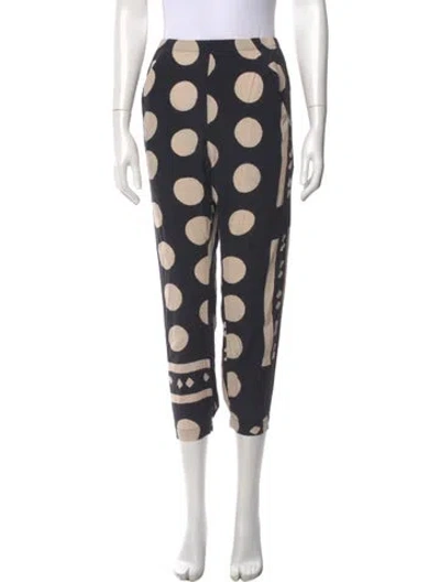 Pre-owned Zero + Maria Cornejo Silk Polka Dot Print In Black