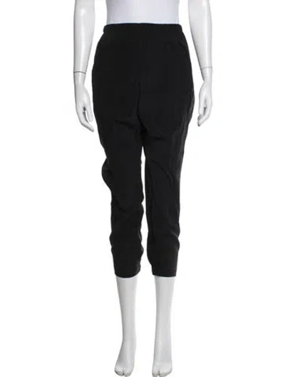 Pre-owned Zero + Maria Cornejo Silk Sweatpants In Black