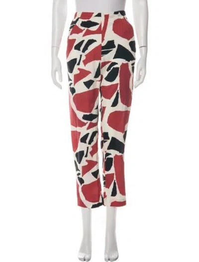 Pre-owned Zero + Maria Cornejo Silk Wide Leg Pants In Green