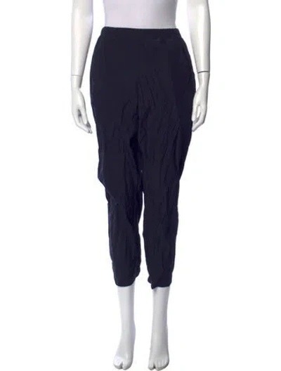 Pre-owned Zero + Maria Cornejo Silk Wide Leg Pants W/ Tags In Blue