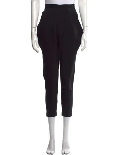 Pre-owned Zero + Maria Cornejo Skinny Leg Pants In Black
