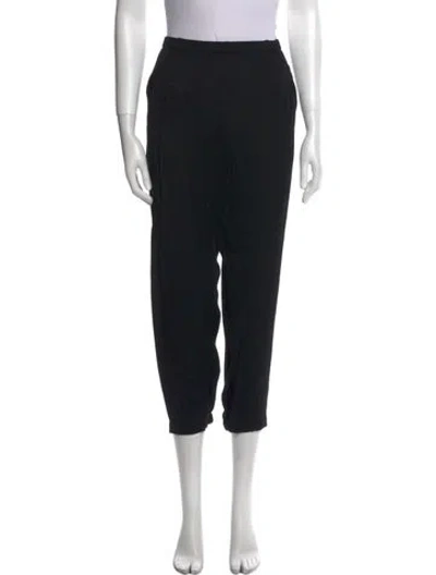Pre-owned Zero + Maria Cornejo Skinny Leg Pants In Black