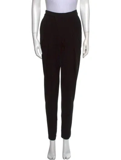 Pre-owned Zero + Maria Cornejo Skinny Leg Pants In Black