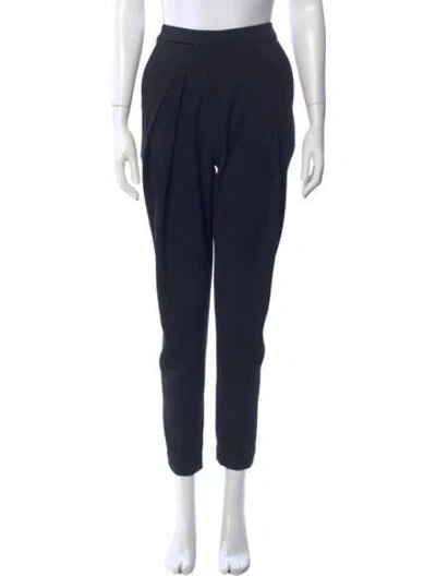 Pre-owned Zero + Maria Cornejo Skinny Leg Pants In Black