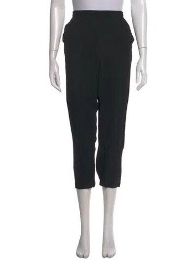 Pre-owned Zero + Maria Cornejo Skinny Leg Pants In Black