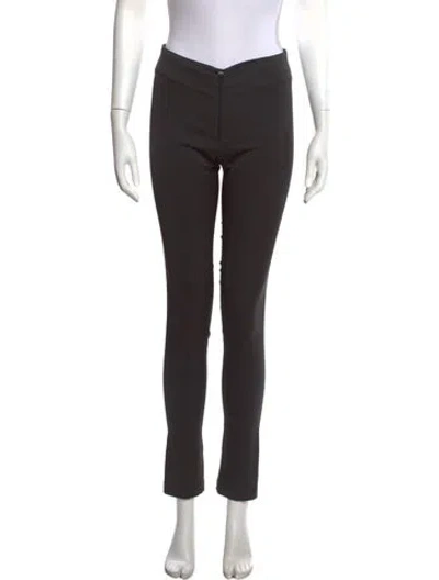 Pre-owned Zero + Maria Cornejo Skinny Leg Pants In Black