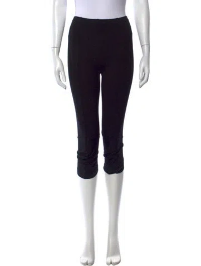 Pre-owned Zero + Maria Cornejo Skinny Leg Pants In Black