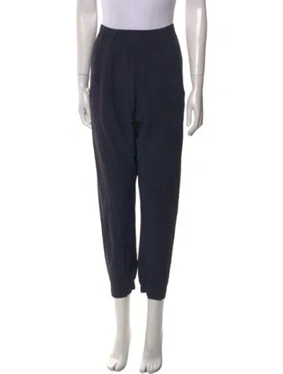 Pre-owned Zero + Maria Cornejo Skinny Leg Pants In Blue