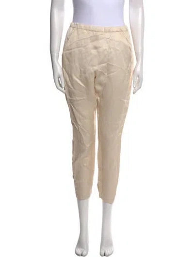 Pre-owned Zero + Maria Cornejo Skinny Leg Pants In Neutral