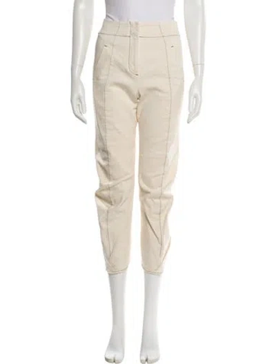 Pre-owned Zero + Maria Cornejo Skinny Leg Pants In Neutral