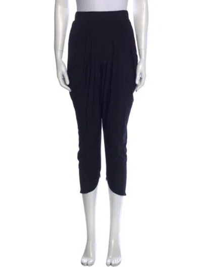 Pre-owned Zero + Maria Cornejo Straight Leg Pants In Black
