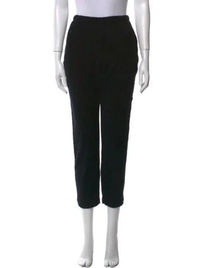 Pre-owned Zero + Maria Cornejo Straight Leg Pants In Black