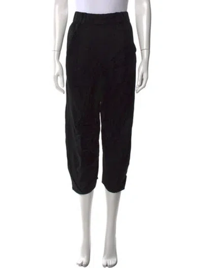 Pre-owned Zero + Maria Cornejo Straight Leg Pants In Black