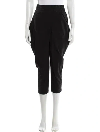 Pre-owned Zero + Maria Cornejo Straight Leg Pants In Black