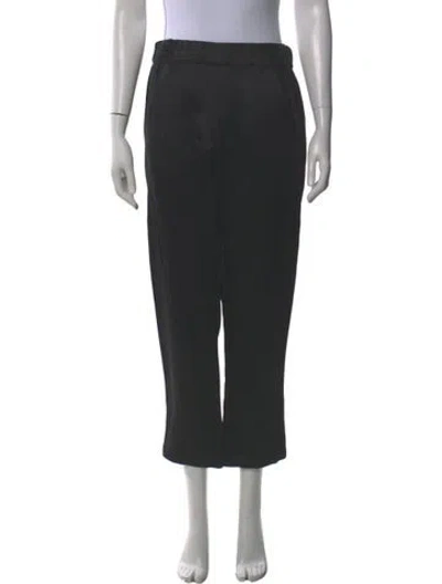 Pre-owned Zero + Maria Cornejo Straight Leg Pants In Black