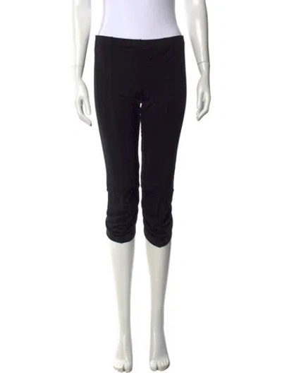 Pre-owned Zero + Maria Cornejo Straight Leg Pants In Black