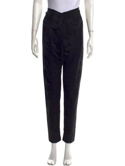 Pre-owned Zero + Maria Cornejo Straight Leg Pants In Black