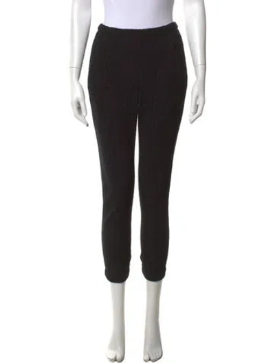 Pre-owned Zero + Maria Cornejo Straight Leg Pants In Black