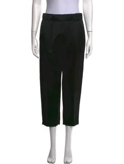 Pre-owned Zero + Maria Cornejo Straight Leg Pants In Black
