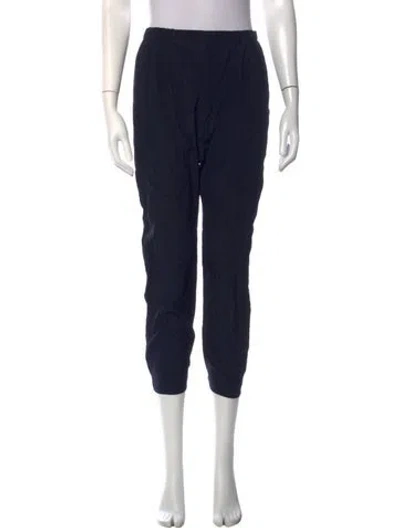 Pre-owned Zero + Maria Cornejo Straight Leg Pants In Black