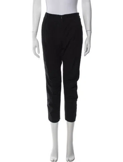 Pre-owned Zero + Maria Cornejo Straight Leg Pants In Black