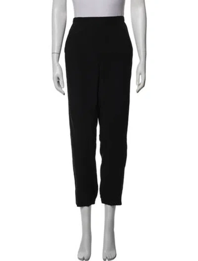 Pre-owned Zero + Maria Cornejo Straight Leg Pants In Black