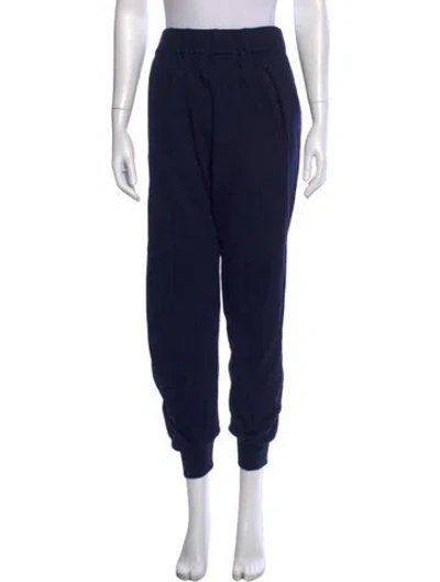 Pre-owned Zero + Maria Cornejo Straight Leg Pants In Blue