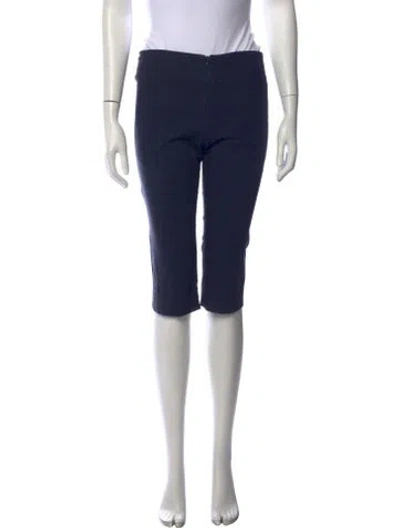 Pre-owned Zero + Maria Cornejo Straight Leg Pants In Blue