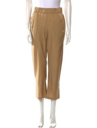 Pre-owned Zero + Maria Cornejo Straight Leg Pants In Neutral