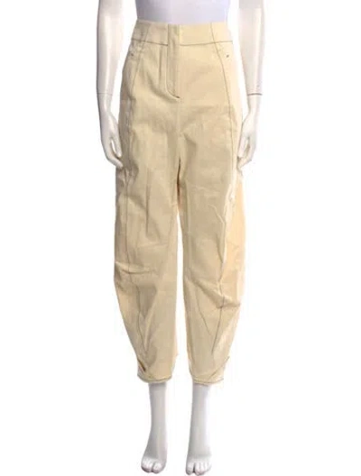 Pre-owned Zero + Maria Cornejo Straight Leg Pants In Neutral