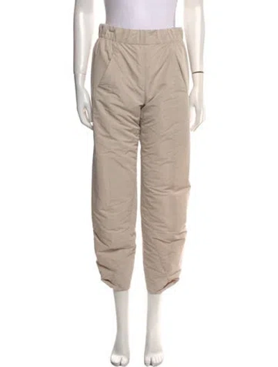 Pre-owned Zero + Maria Cornejo Straight Leg Pants In Neutral