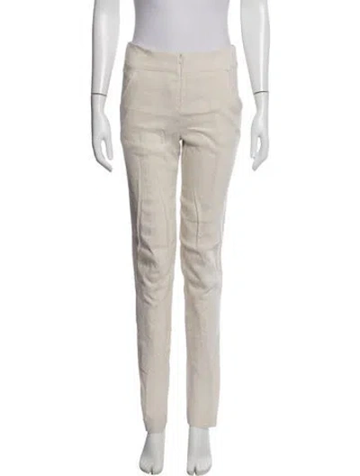 Pre-owned Zero + Maria Cornejo Straight Leg Pants In Neutral