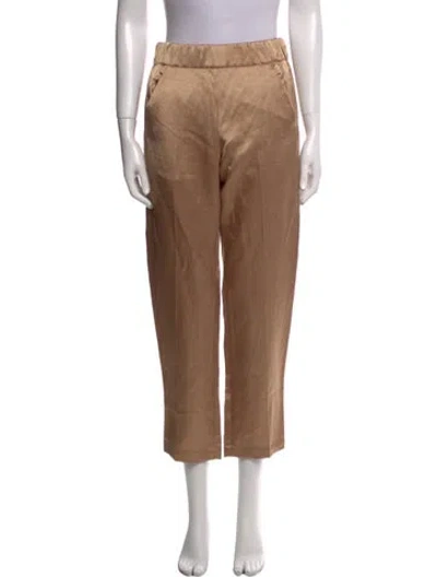 Pre-owned Zero + Maria Cornejo Straight Leg Pants W/ Tags In Neutral