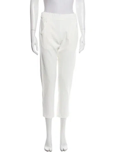 Pre-owned Zero + Maria Cornejo Straight Leg Pants W/ Tags In White