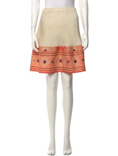 Pre-owned Zero + Maria Cornejo Striped Knee-length Skirt In Multi