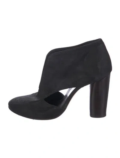 Pre-owned Zero + Maria Cornejo Suede Pumps In Multi