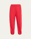 Zero + Maria Cornejo Takeo Tapered Pants In Rouge