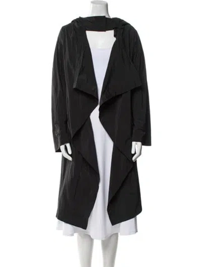 Pre-owned Zero + Maria Cornejo Trench Coat In Gray