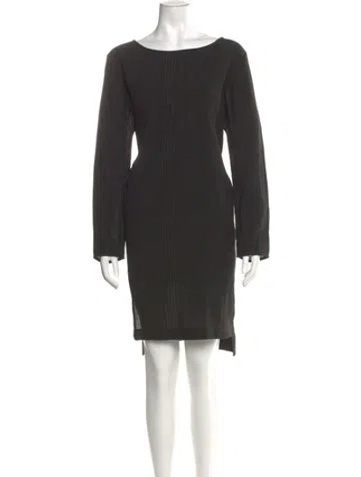 Pre-owned Zero + Maria Cornejo Vintage Knee-length Dress In Black