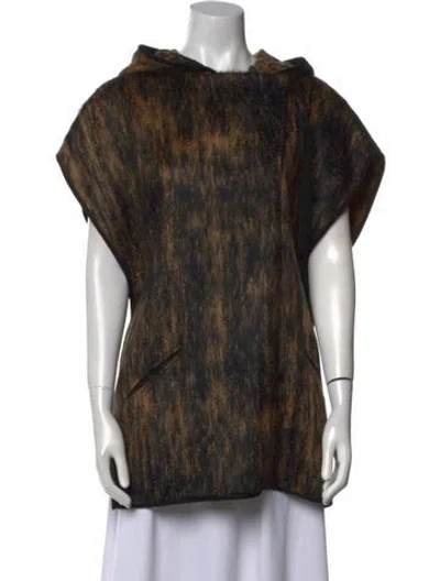 Pre-owned Zero + Maria Cornejo Virgin Wool Printed Sweater In Multi